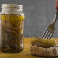 Vinete la borcan cu oțet și usturoi. Secretul pentru iarnă!