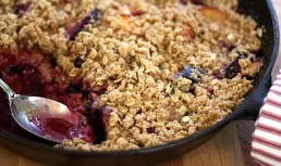 Crumble cu prune