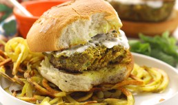 Burgeri marocani de miel, cu menta