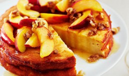 Tarta Cu Ricotta Si Nectarine