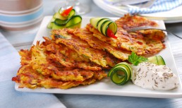 Pancakes de cartofi cu dovlecei