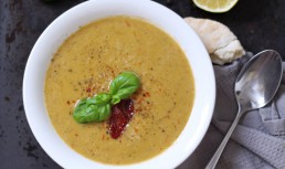 Supă cremă de linte în stil marocan