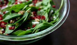 Salata de spanac cu rodie