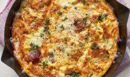 Frittata cu bacon și spanac
