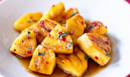 Ananas cu menta, condimentat