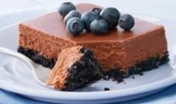 Cheesecake Philadelphia cu ciocolata si afine