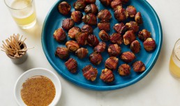 Varză de Bruxelles învelită în bacon