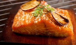 Somon la grill (grătar) cu portocale