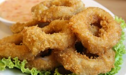 Calamari pane (cu bere neagră)