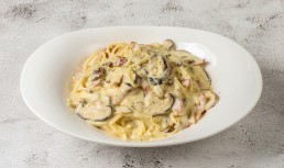 Paste carbonara cu ciuperci