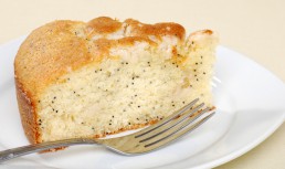 Prăjitură cu lămâie și mac