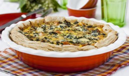 Quiche cu somon afumat