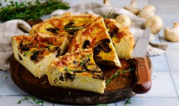 Tartă aperitiv cu ciuperci