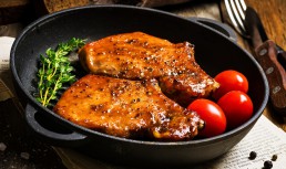 Cotlet de porc marinat în saramură