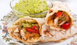 Fajitas de pui la cuptor