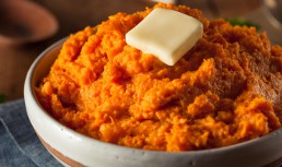 Piure de cartofi dulci. O garnitură specială, fără prea multe calorii