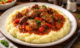 Tocăniță de ficăței de pui