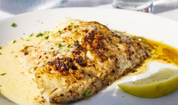 File de peste în sos de smântână și coniac