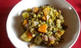 Azuki cu legume si bacon