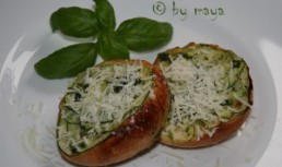 Bruschette cu dovlecei