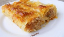 Cannelloni cu carne si sos bechamel