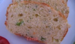 Chec cu ceapa verde si cascaval