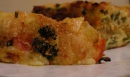 Chec gratinat cu legume