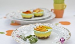 Cheesecake cu piersici