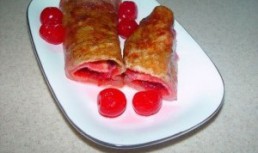 Cherry Enchiladas, Tortilla Umpluta Cu Cirese