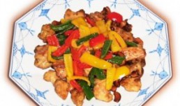 Chicken cashew (pui cu alune caju)