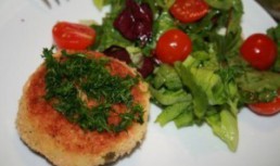Chiftele de somon cu capere