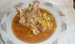 Ciorba cu carne de pasare