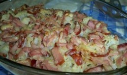 Conopida cu muschi file gratin