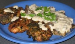 Cotlet de vitel in crusta de verdeata