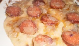 Crema de legume cu carnat