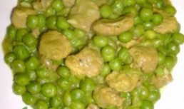 Curry de porc cu mazare