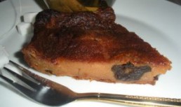 Far breton, un flan de prune uscate