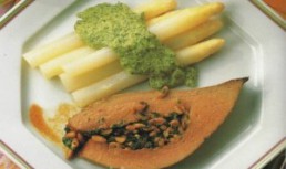 Ficat de vitel umplut si sparanghel