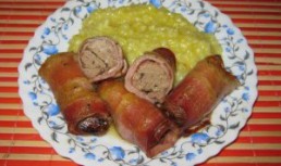 Ficatei de pui in bacon
