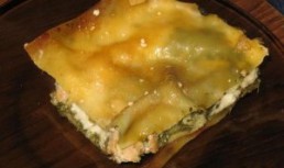 Lasagna de somon