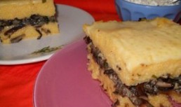 Mamaliga cu ghebe la cuptor