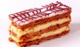 Millefeuille cu crema de vanilie