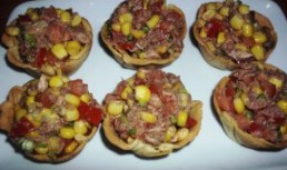 Mini-tarte cu peste