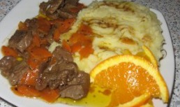Muschi de vita cu portocale