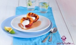 Nectarine la gratar cu miere