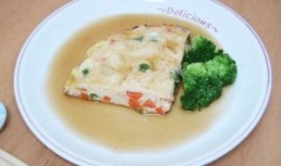 Omleta cu creveti si tofu