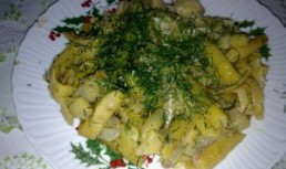 Pastai scazute cu usturoi si marar