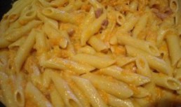 Paste cu dovleac si pancetta
