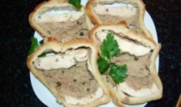 Pasteta cu ficat si carne de pui