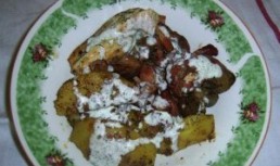Piept de pui in staniol